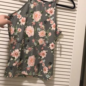 Floral tank top
